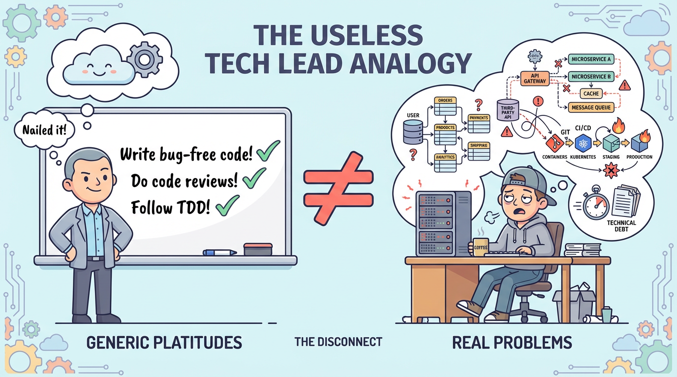 The Useless Tech Lead Analogy